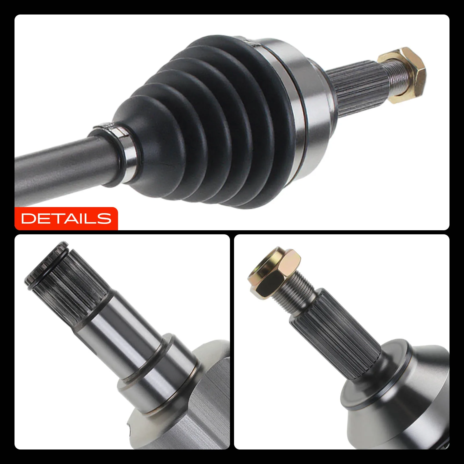 A-Premium Front Driver Side CV Axle Assembly for Jaguar X-Type 2002-2008 - view 7