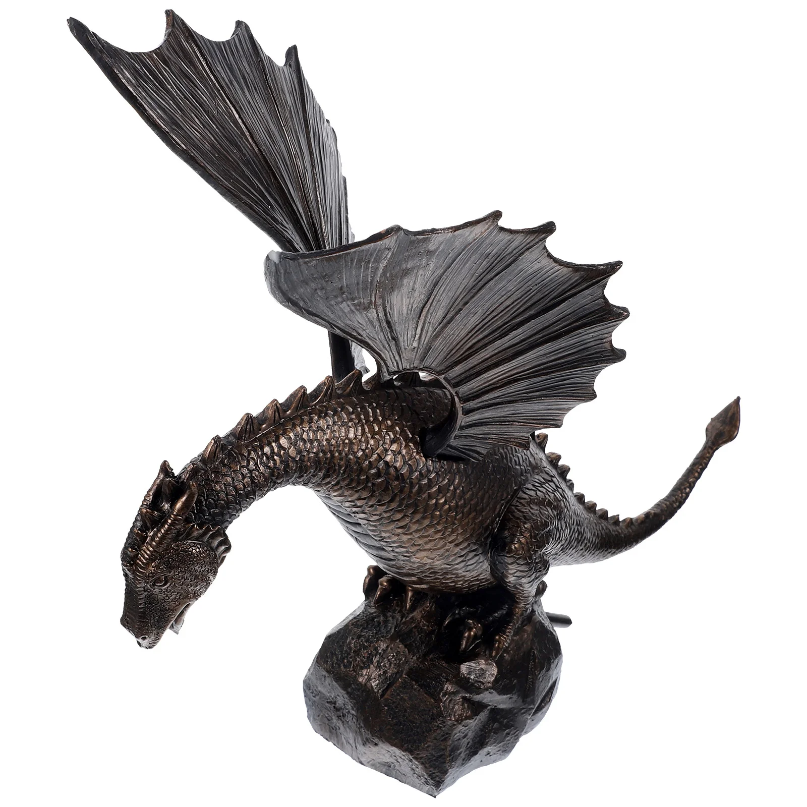 

Fountain Dragon Statue Yard Decor Tabletop Waterfall Sprinkler Replacement Spray Garden Resin Crafts Nozzle