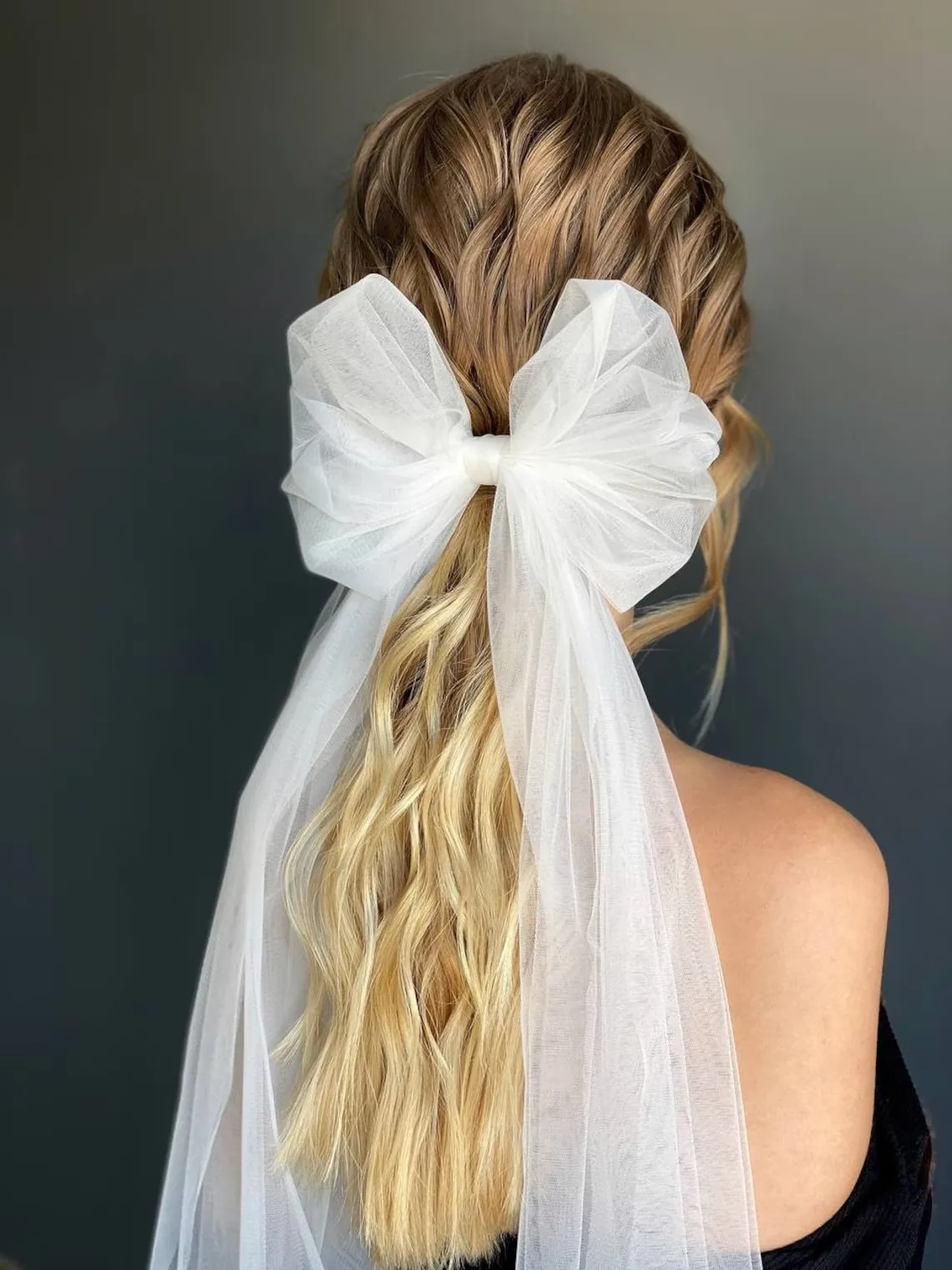 Mmq m111 Bogens ch leier kurze Länge niedlichen Braut schleier mit Kamm Hochzeit Haarschmuck Braut für Hochzeit/Geburtstag/Leistung