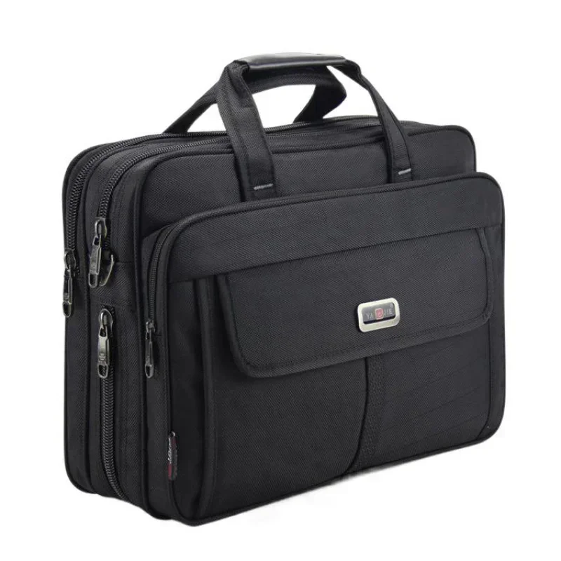 Oxford Bombs Case Sac à main de grande capacité pour hommes, sac pour ordinateur portable, messager lancé par un homme d'affaires, bureau, mode, 15.6"