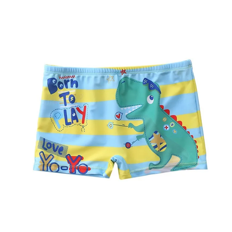 Pantaloncini da bagno estivi da 1 pezzo per bambini pantaloncini da surf con dinosauri simpatici cartoni animati pantaloncini per pantaloncini