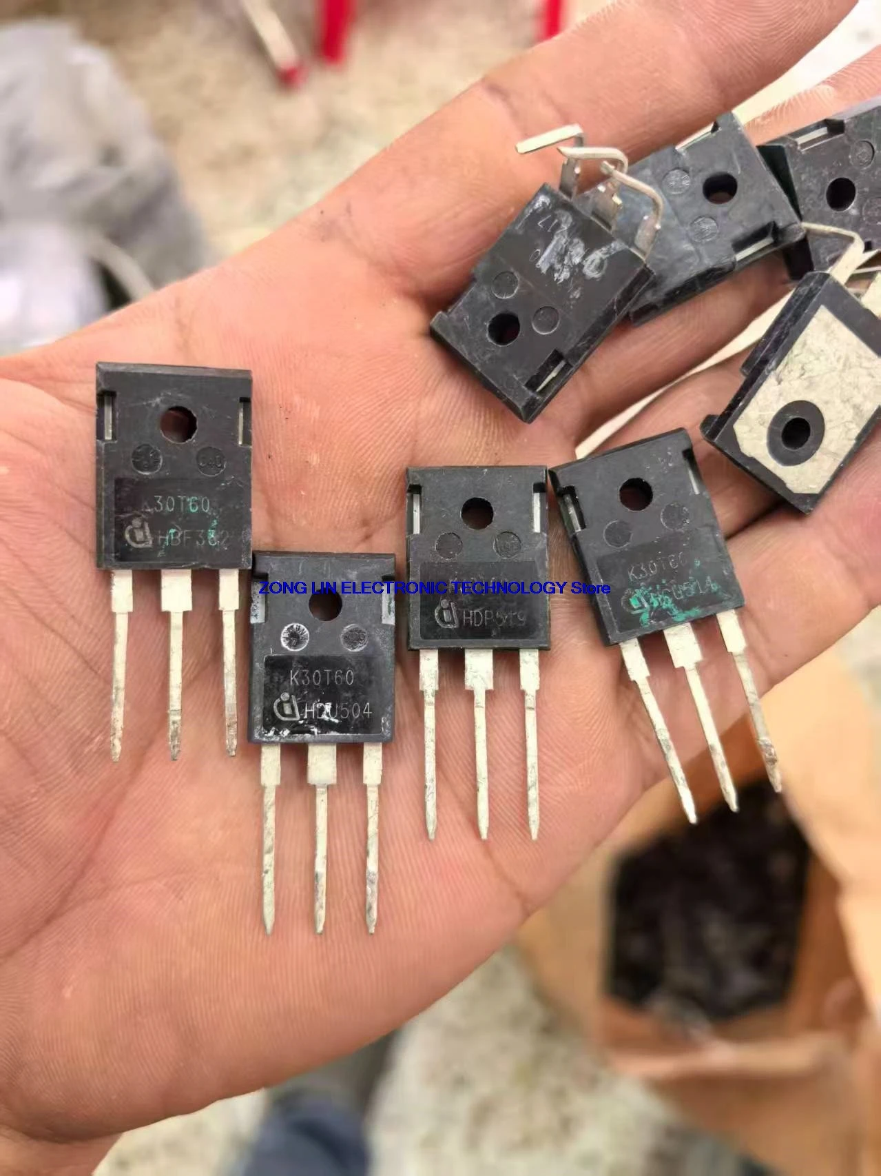 K30T60 K30N60 IKW30N60T 30A/600V Test commonly used IGBT single tube frequency converter           10PCS -1lot