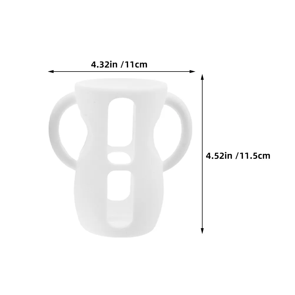 2Pcs Baby Bottle Sleeve Silicone Cover Protective Soft Flexible Fit Compatible Nursing Bottle Protector
