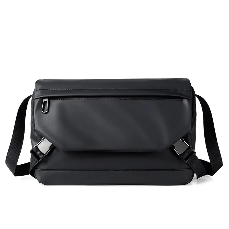 

Men's Fashion Multi-functional Messenger Bag Large-capacity Commute Crossbody Bag PU Waterproof Casual Satchels Shoulder Bag