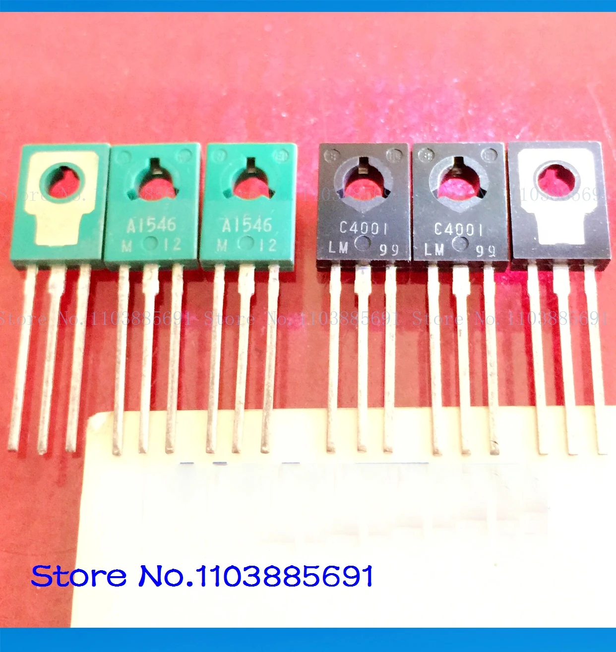 2pcs/lot=a pair 2SC4001-LM 2SA1546-LM C4001 A1546