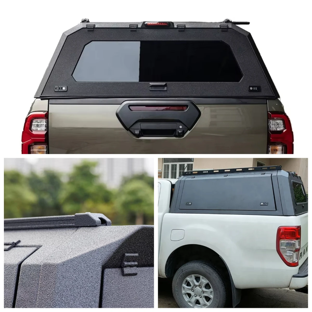 

Off-road Hard Type Aluminum Alloy Topper Camper Pickup Tonneau Cover 4x4 Pickup Truck Canopy for F150 RANGER