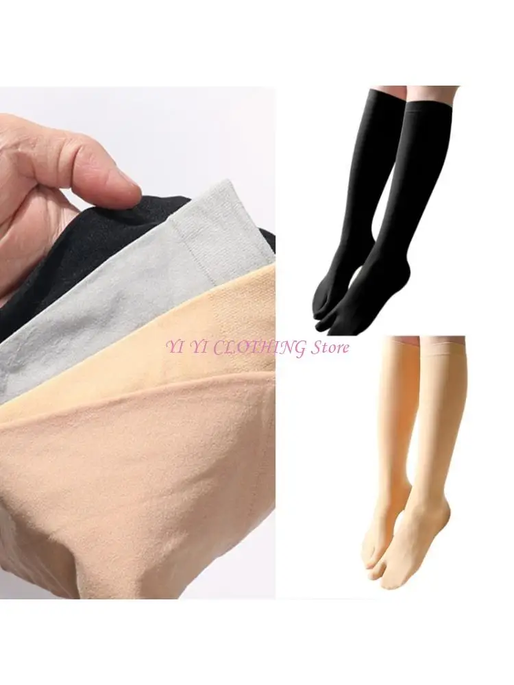 

N5KF Dipl Toe Durn Dlonge для женщин Summer Thin Flop над чулками теленка