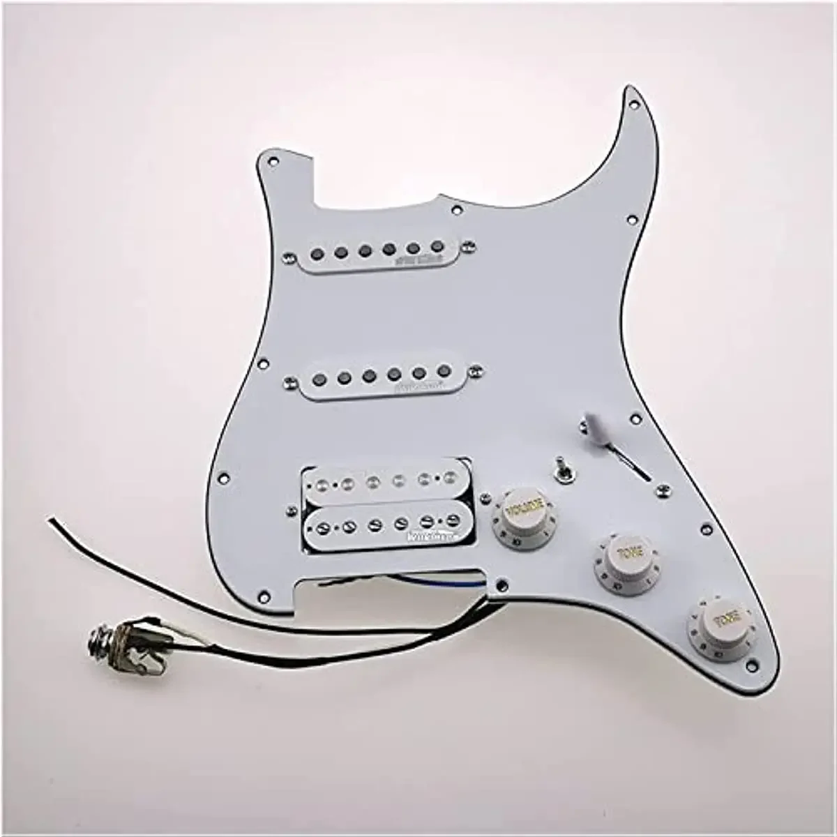 

SSH Prewired Guitar Pickguard Set Multifunction Switch with White Wilkinson Alnico 5 Pickups