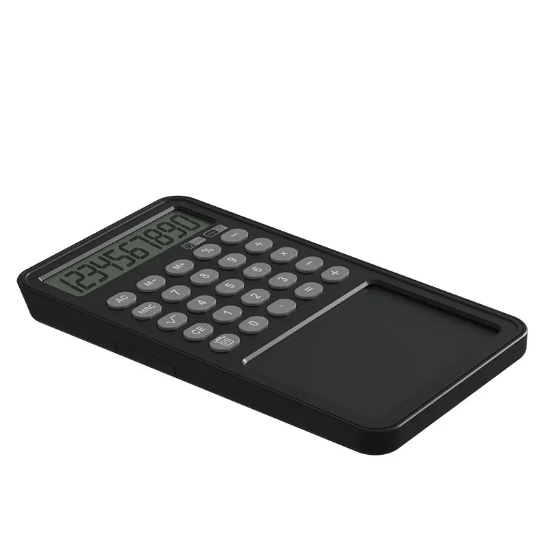 Calculadora portátil Writing Pad, 12-Bit Display, Office Learning, Novo