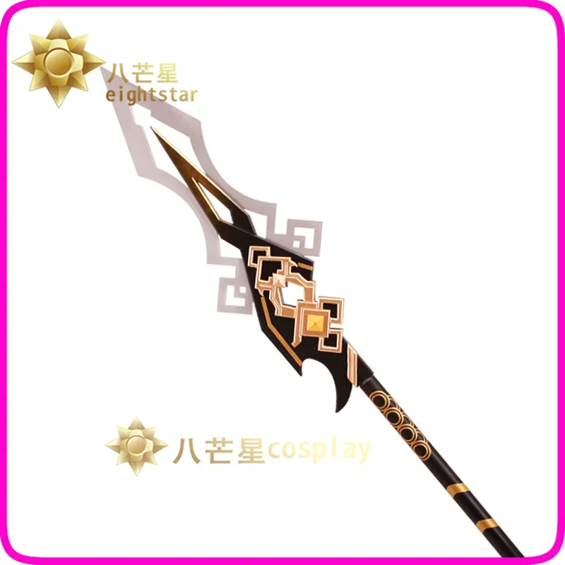 Hot Game Genshin Impact Zhong Li Vortex Vanquisher Spear Cosplay Props Weapon Halloween Carnival Party Event Game Fans Gift