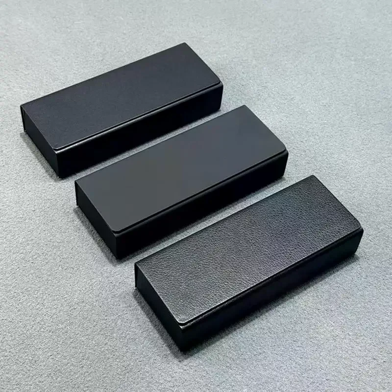 Hard-shell Spectacle Case Men Women Glasses Case PVC Leather Portable Anti-extrusion Sunglasses Storage Box