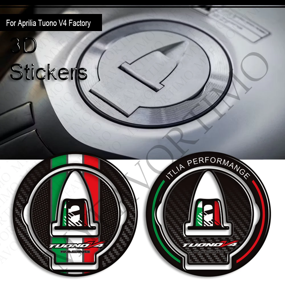 

Motorcycle For Aprilia Tuono v4 Factory 1100 Tank Pad Cap TankPad Grips Gas Fuel Kit Knee Stickers Decals Protector 2021 - 2026