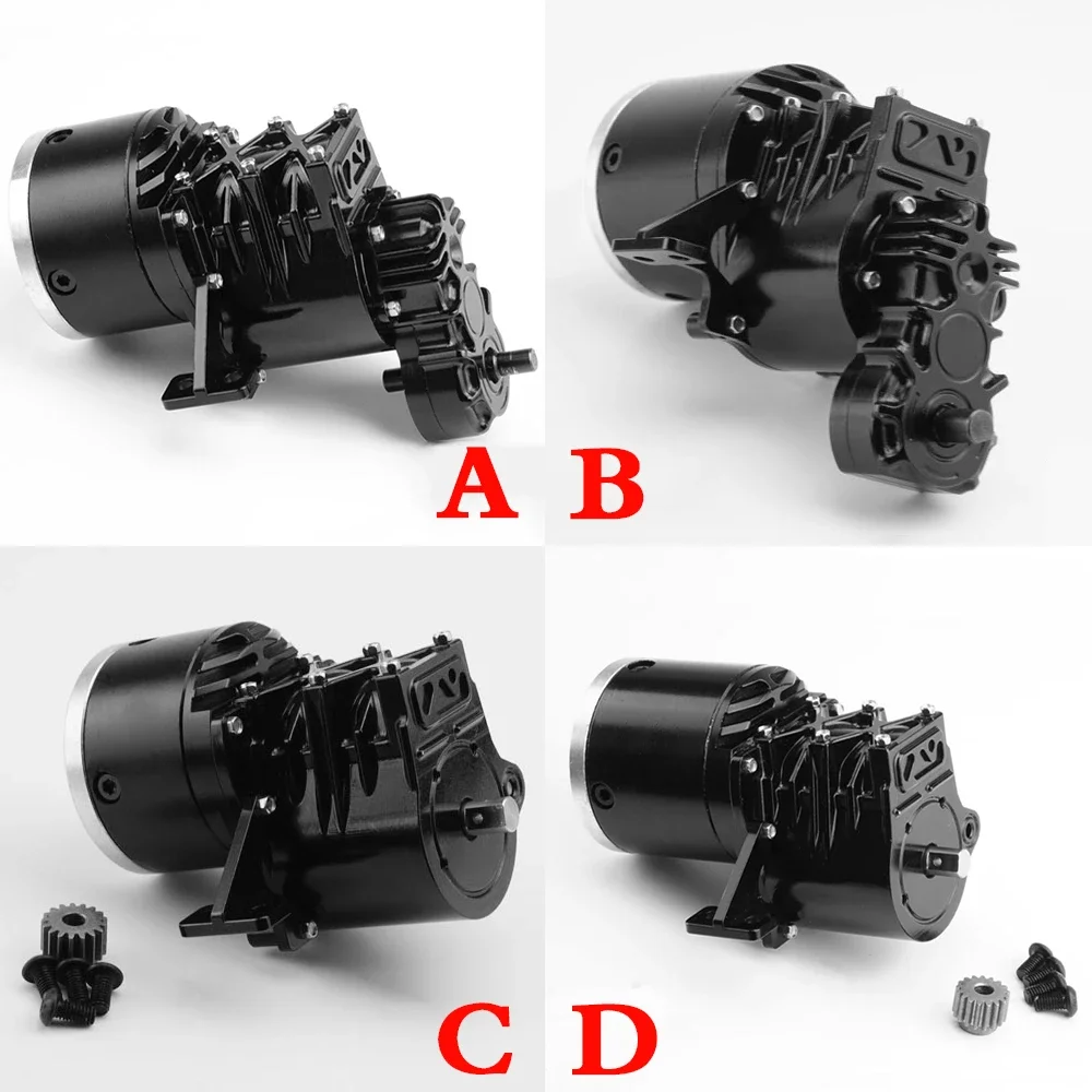 Tamiya Truck Gearbox 1/14 RC Trailer Planetary Gearbox F-5016 High Torque Second Gearbox with Transfer DIY RC Car Accessories