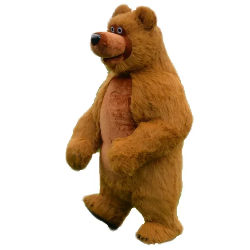 Giant Full Body Inflatable Bear Mascot Costume Adult Walkable Blow Up Suit Stage Wear Character Fancy Dress for Entertainment image 2