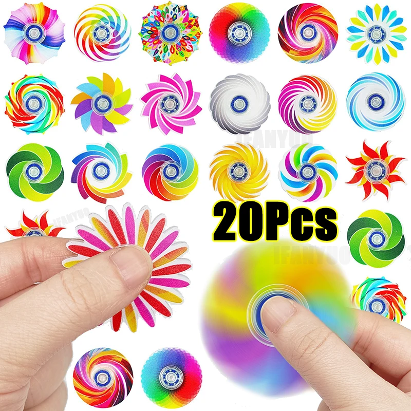 Mini Rainbow Fidget Spinners 1