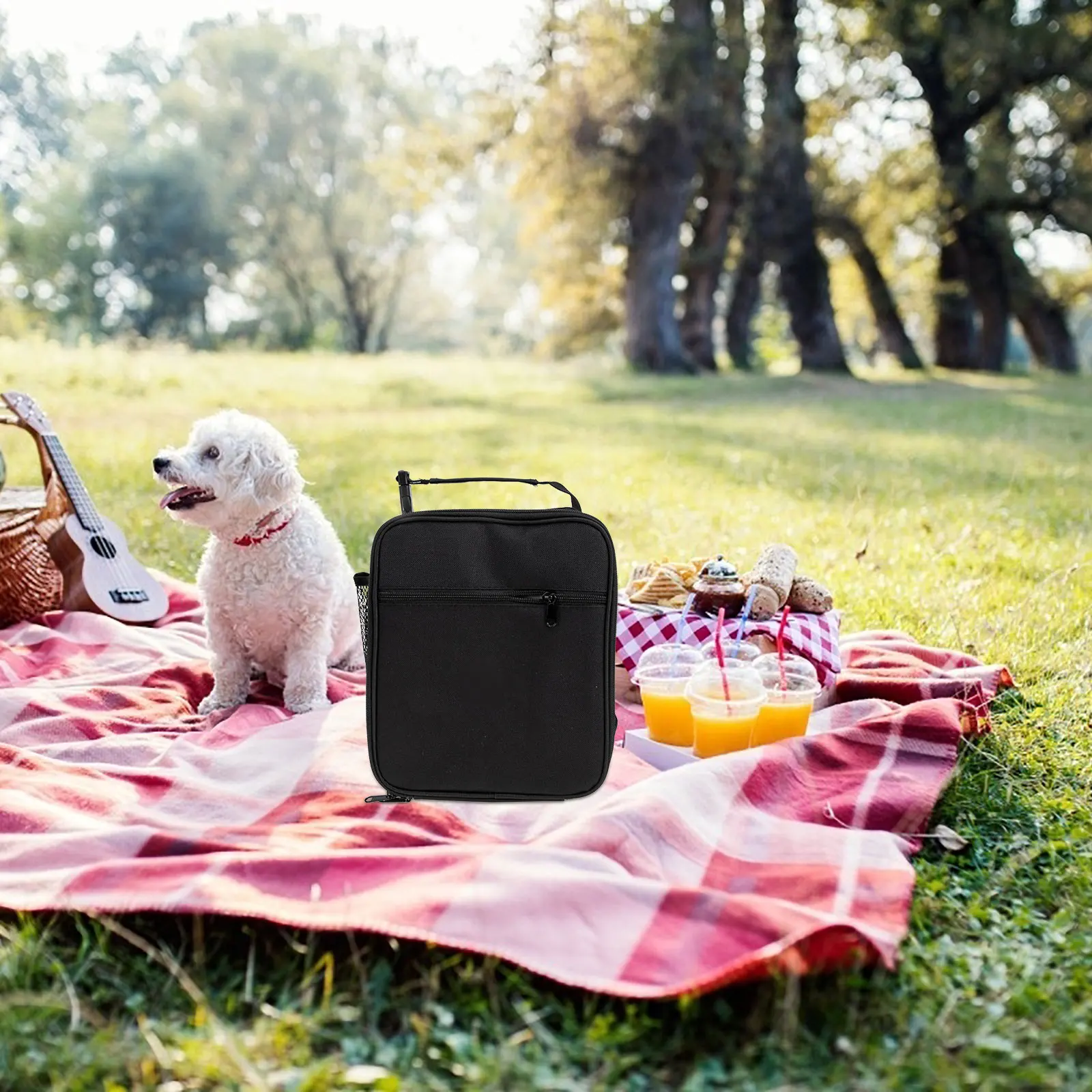 

Insulation Bag 600D Elastic 4mm Pearl Cotton PEVA Thermal Preservation Outdoor Camping Picnic Food Storage Bag