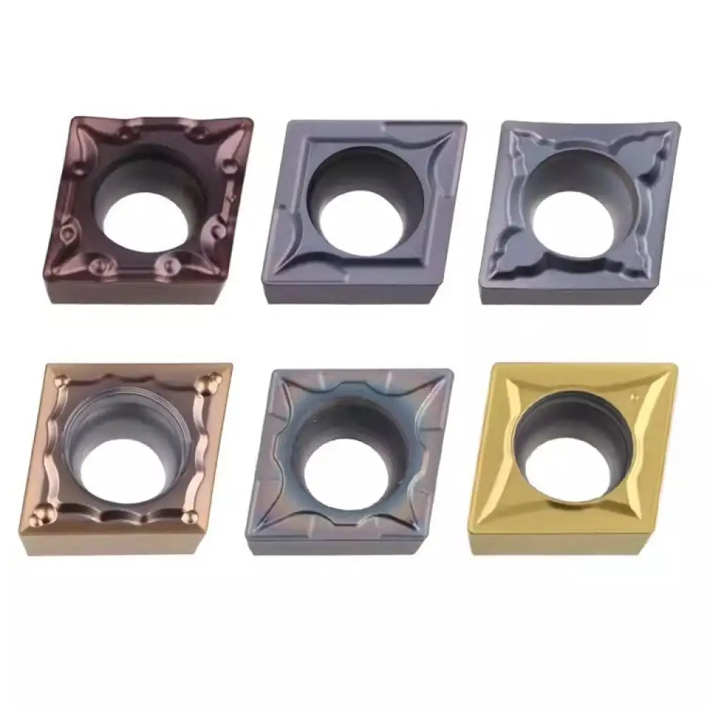 CCMT060204 CCMT09T304 CNC Carbide Insert Boring Tool Bit For Metal Lathe Turning Alloy Stainless Steel Industrial Machining