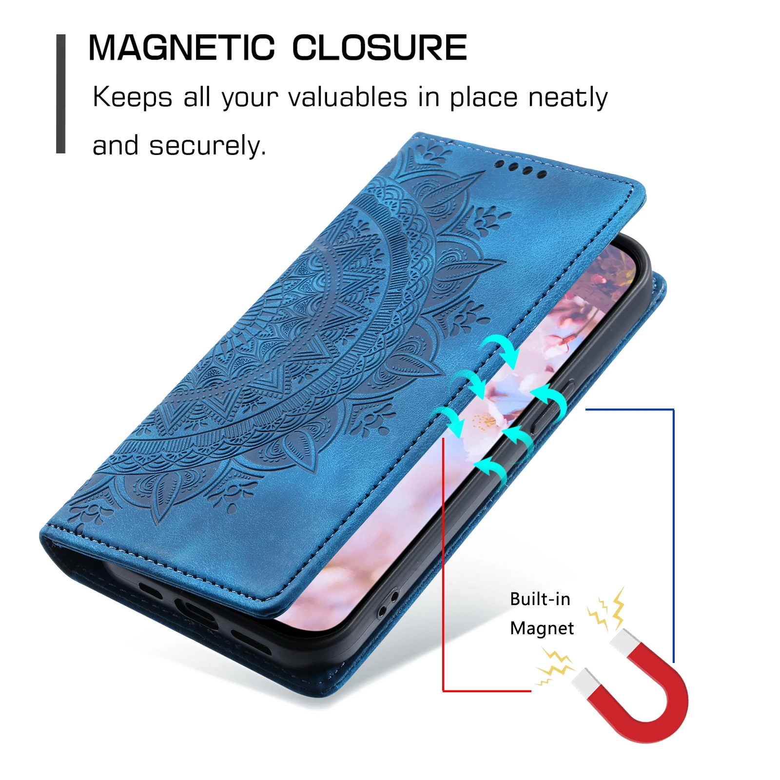 Magnetische Flip Ledertasche Für Samsung Galaxy A16 A26 A36 A56 A05S A06 A15 A35 A55 A25 A14 A34 A54 Brieftasche Karte Telefon Abdeckung Coque
