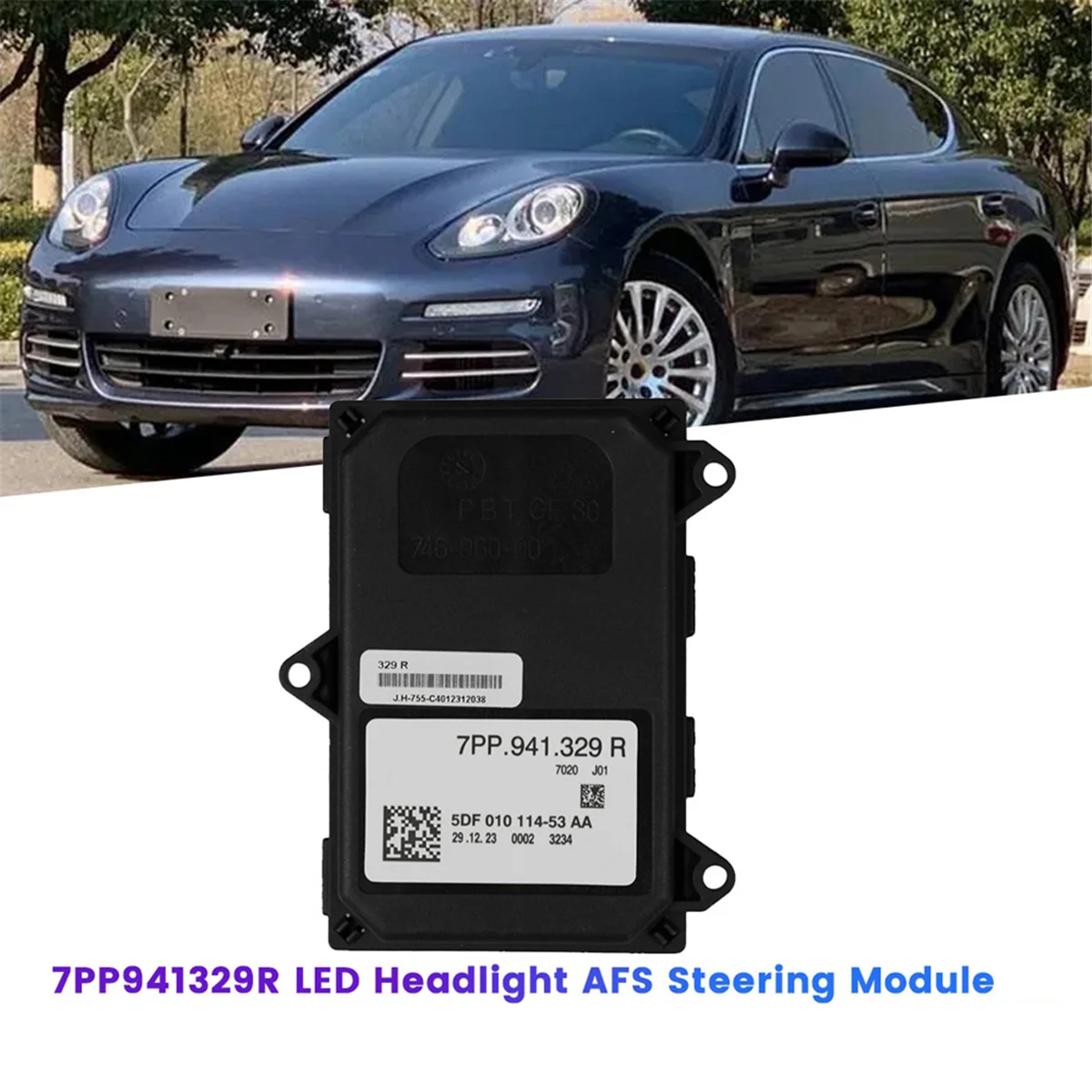 7PP941329R LED Headlight AFS Steering Module for Porsche Cayenne Macan Panamera 2011-2018 Ballast Follower Controller