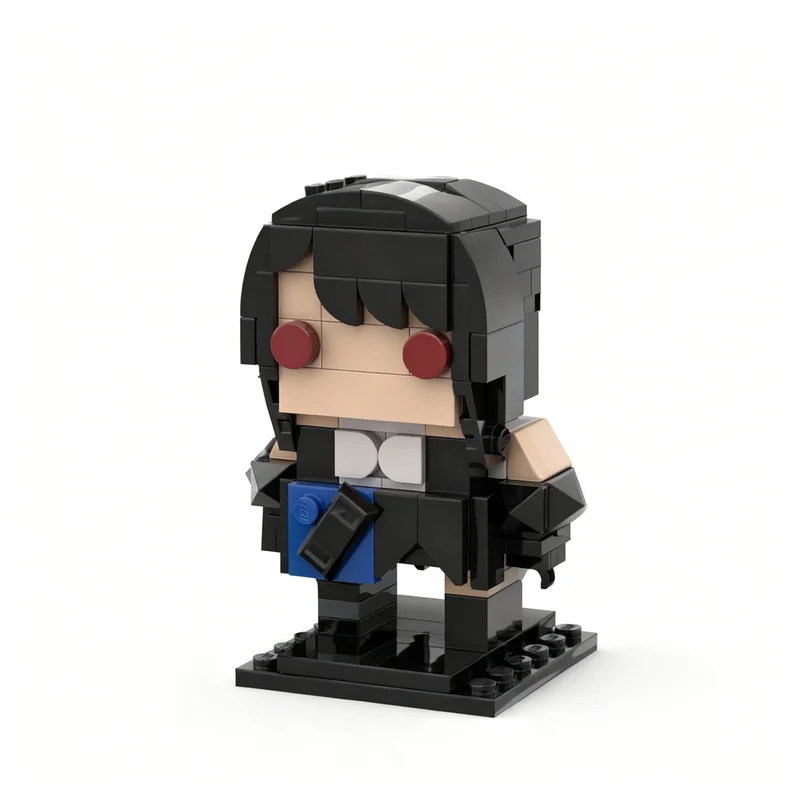 

221PCS MOC Creative Model Nerissa Ravencroft Brickheadz DIY Ideas Assembly Building Blocks Birthday Gift Display Collection Set