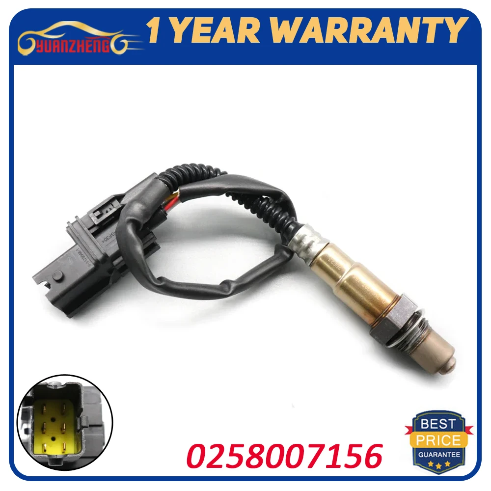 AIR FUEL RATIO SENSOR Oxygen O2 Lambda Sensor 0258007156 For Alfa Romeo 156 166 GT GTV Spider 0 258 007 156