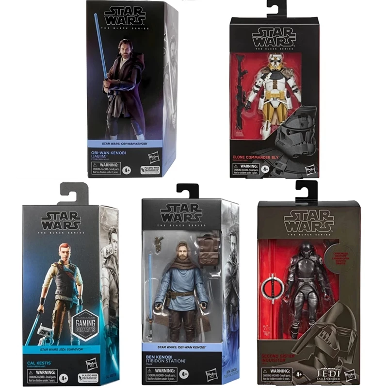 Genuine 6 Inch Star Wars The Black Series #95 Second Sister Inquisitor Carbonized Action Figure Cartoon Toys Collection Kid Gift