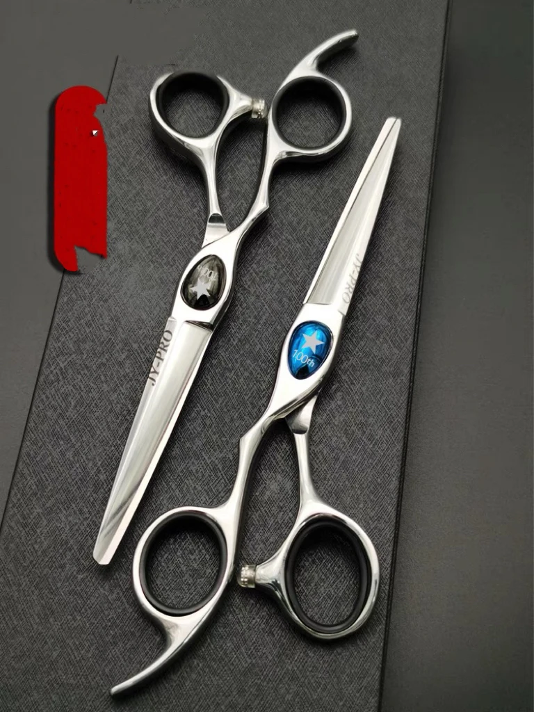 Left Handle JOEWELL 6.0 Inch Hair New Professional Barber Cut  Scissors Thinning Dressing Cutting Tools Professional left-handed