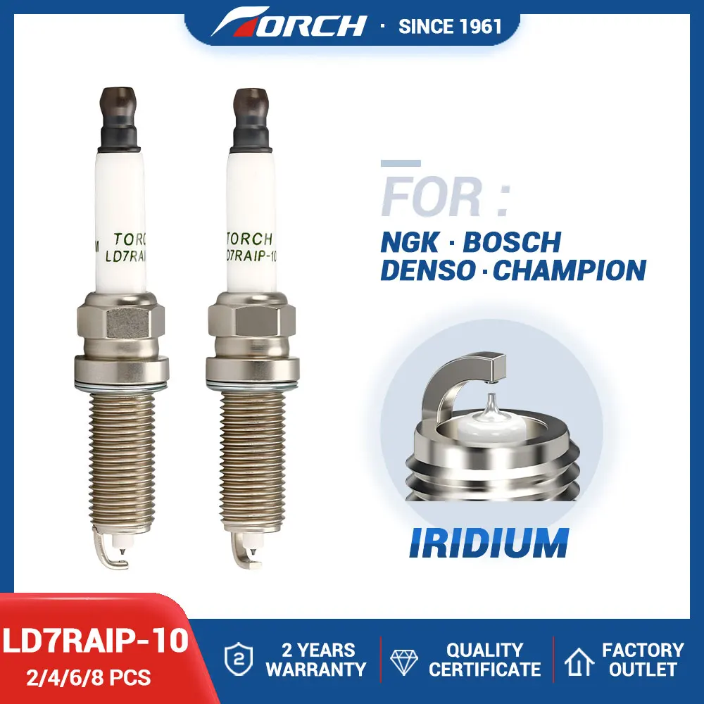 2-8 pces irídio platina vela tocha LD7RAIP-10 substituir para 6043 ilzkar7a10 mercedes a0041593903 xp5682 z355 para amg m 156.985
