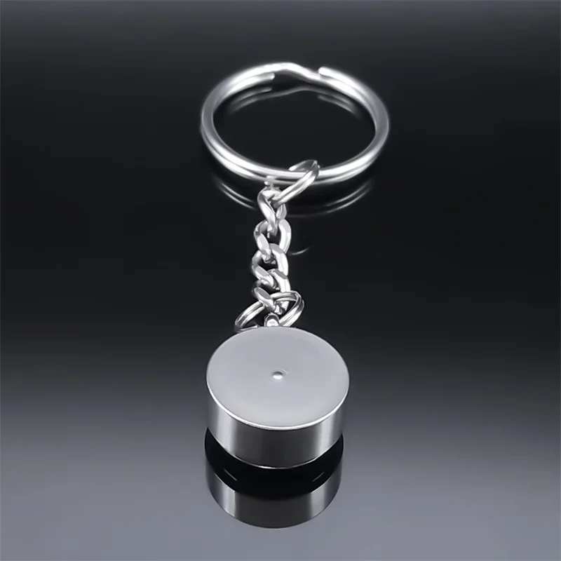 Mini Survival Tool Outdoor Compass Key Chain for Women Men Stainless Steel Navigator Compasses Key Ring Jewelry Gifts K6133S08