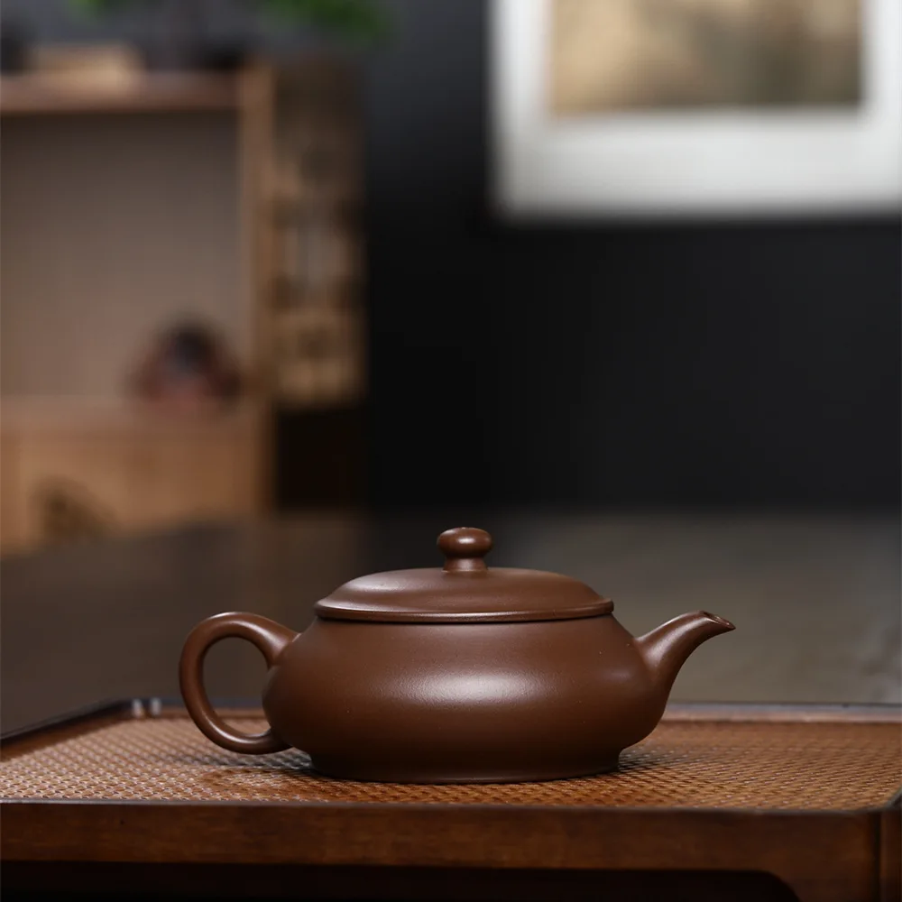 200cc Yixing Tea Pot Purple Clay Filter Teapot Raw Ore Beauty Handmade Kettle Chinese Tea Set Custom Gifts Authenti