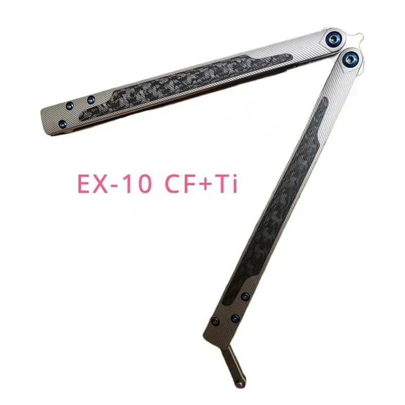 

TheOne EX-10 EX10 440/Damascus Blade Углеродное волокно + титановая система втулок ручки EDC Многофункциональный инструмент