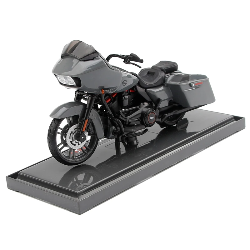 Maisto 1/18 Harley Davidson 2018 CVO Road Glide Motorcycle Model Toy Vehicle Collection Shork-Absorber Off Road Toys Car