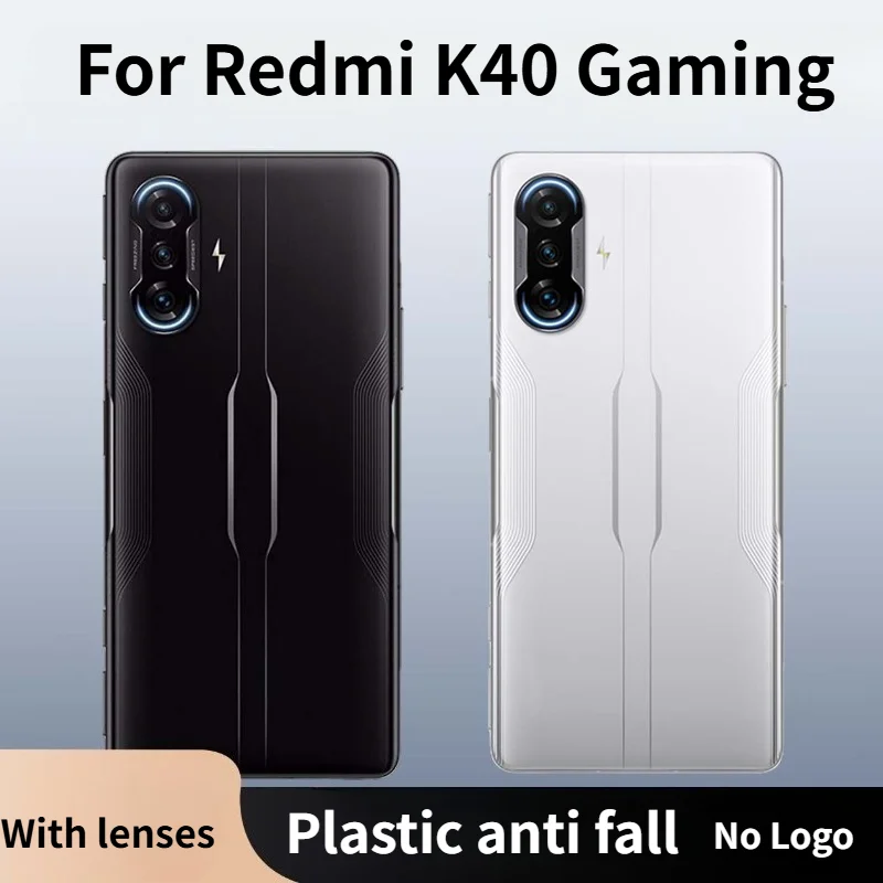 Suitable For Redmi K40 Gaming plastic anti drop battery back cover parts replacement with adhesive M2104K10C No Logo