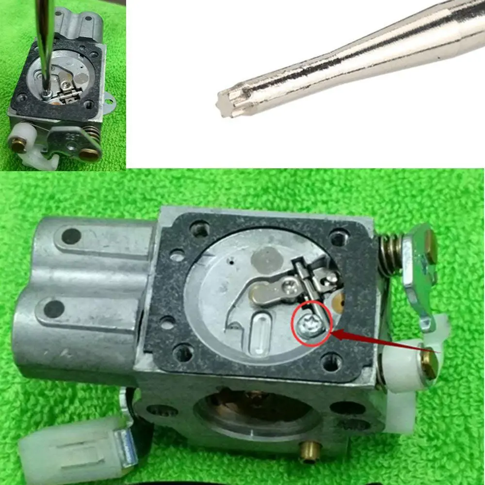 Carburetor Adjustment Tool With Carburetor Cleaning Brush Needle For Common 2 Cycle Small Engine ECHO STIHL Poulan MTD
