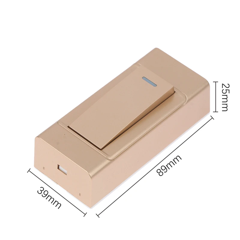 

HMA73-1 Gang 2 Way Surface Mount Switch Wire Hanging Installation Bedside On/Off Control Lamp Panel Wall Light Switch