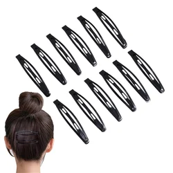6pcs/lot Geometric Bobby Pins Wavy Hairpins Black Hair Clips Metal Barrettes Wave Hairgrips Fashion Hair Clips for Women