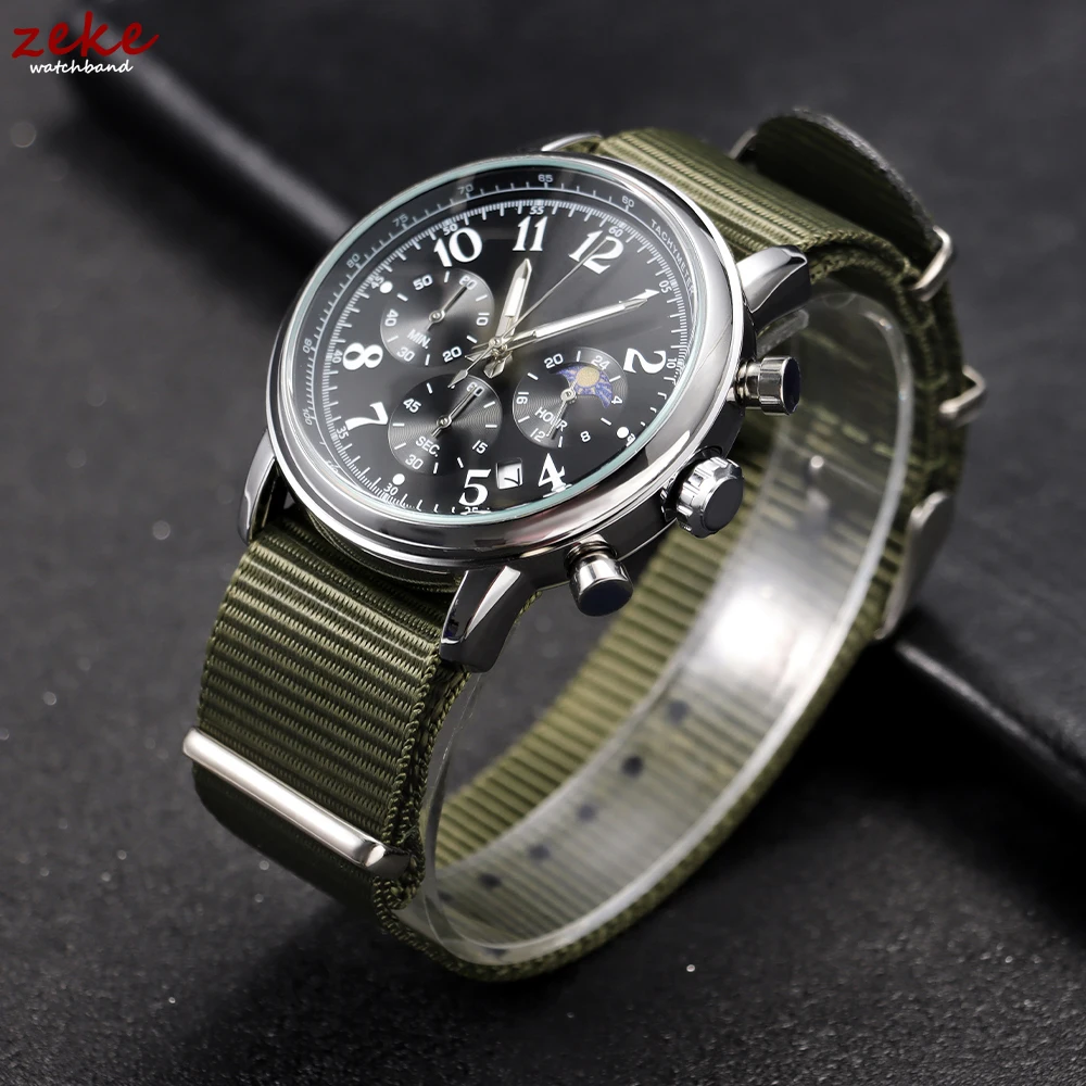 النايلون حزام (استيك) ساعة 18 مللي متر 20 مللي متر 22 مللي متر حزام ل أوميغا الساعات مريحة المنسوجة قماش الأشرطة العسكرية سوار رياضي الرجال النساء أحزمة #6