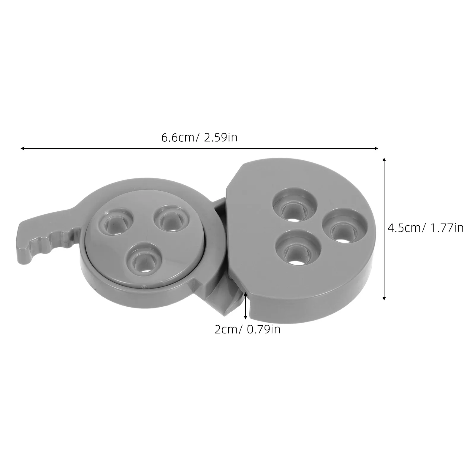 5Pcs Heavy Duty Table Top Connectors for Wood Desks - Lever Table Connector Bracket Kit with Quick Buckle Assembly Stable
