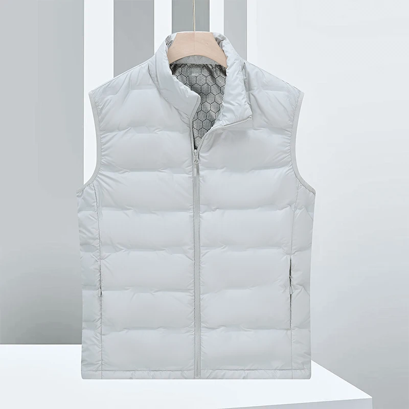 الشتاء أسفل سترة رشاقته في الهواء الطلق ركوب يندبروف السترات الدافئة الرجال الوقوف طوق الجرافين الذاتي التدفئة يندبروف أكمام جيليه