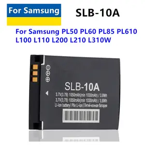 Bilashmart SLB 10A SLB10A Battery Samsung NV9 ES55 L100 L110 L200 PL50/60 SL102 L310W WB550 WB500 HZ10W HZ15W SLB 10A Camera Batteries