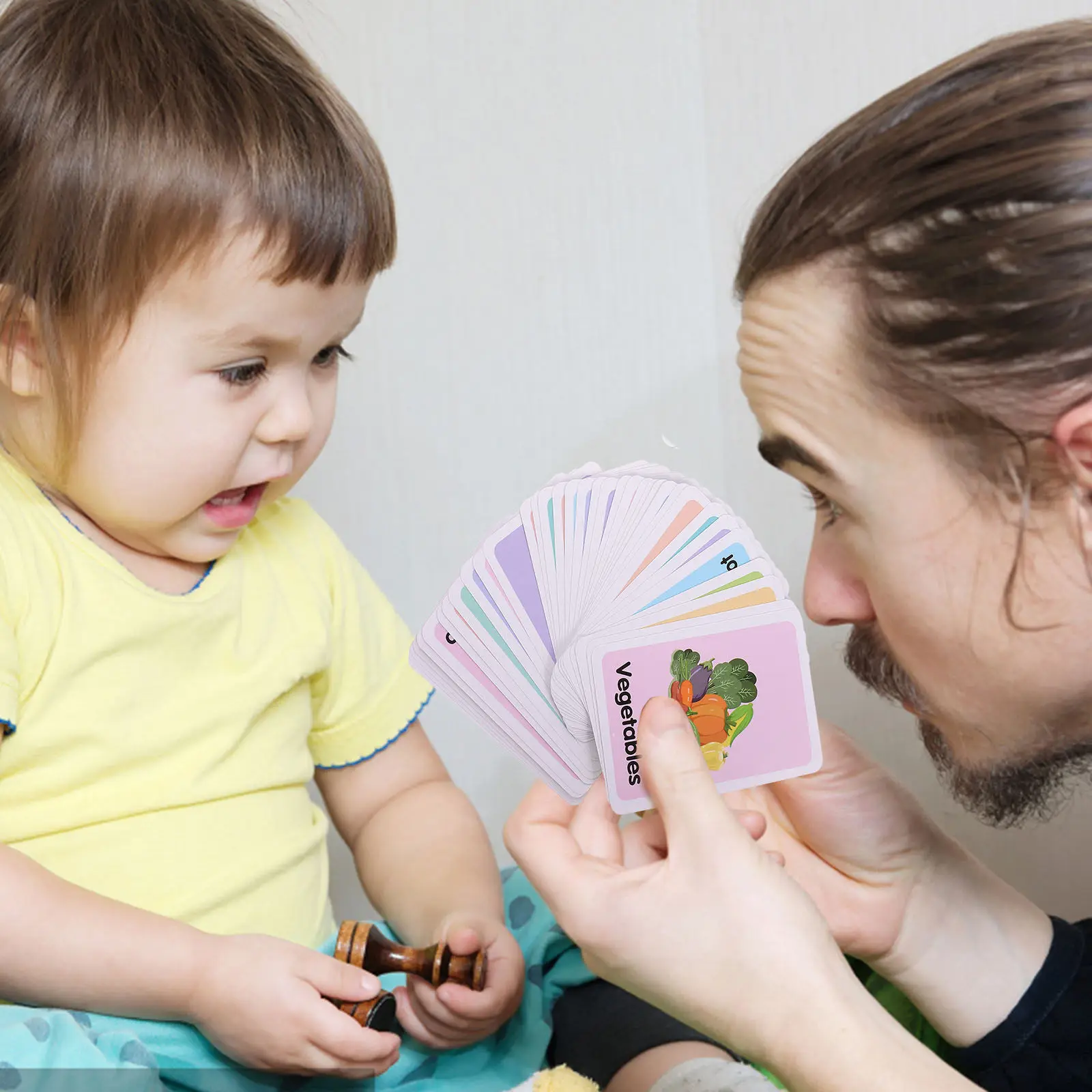 

2 набора развивающих карточек: обучающие карточки с картинками и словами для развития мозга малышей, координации зрения и речи