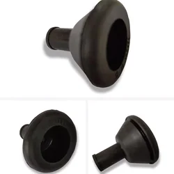 5Pcs Sheet Metal Hole 38mm Black Rubber Dust-proof Rubber Sleeve for Automobile Wire Harness