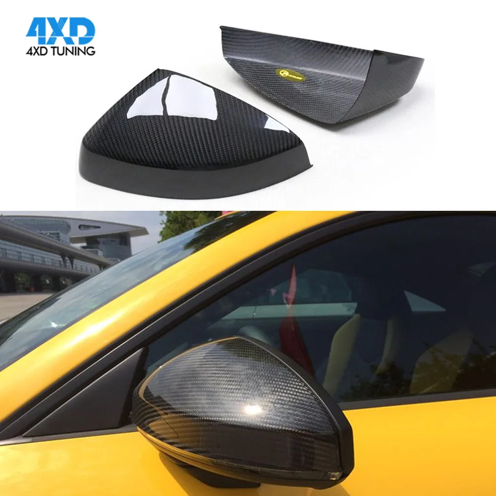 Dry Carbon For Audi  A3 Mirror  RS3 8V S3  Dry Carbon RearView Mirror Cover With & Without Lane Add On Style 2014-2017 2018 2019