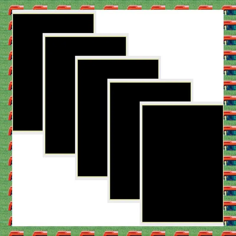 

ABMO 5 Pcs Laserengraving Marking Paper 15X10.63 In Black Laserdimming Papers For Fiberlaser Marking And Engraving