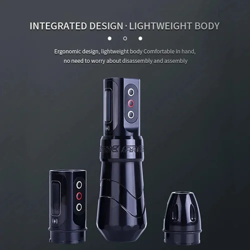 Imagen 2 del producto FLUK MAX máquina de tatuaje pluma 2400mAh batería 3,5mm/4,0mm carrera Motor Sin Núcleo batería de litio pluma máquina para artistas de tatuajes