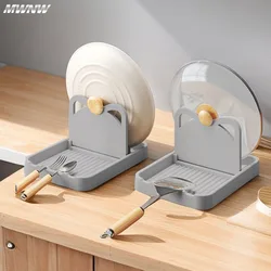 Kitchen Organizer Vertical Foldable Pot Cover Rack Pot Lid Frying Spatula Multifunctional Utensils Kitchen Supplies Tools