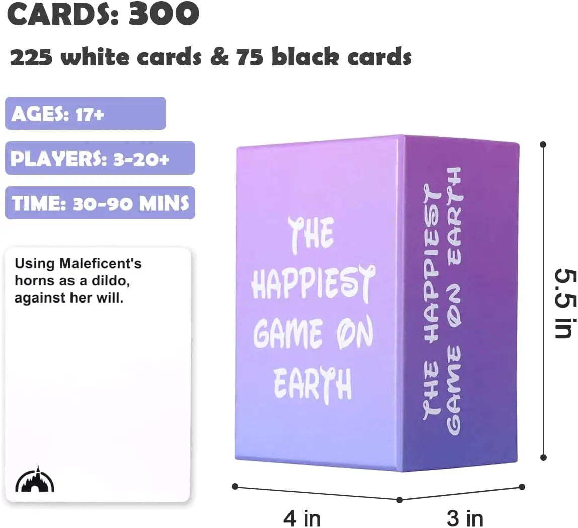 The Happiest Game ON Earth Card Games for Adults and Family, Party Games for Game Night