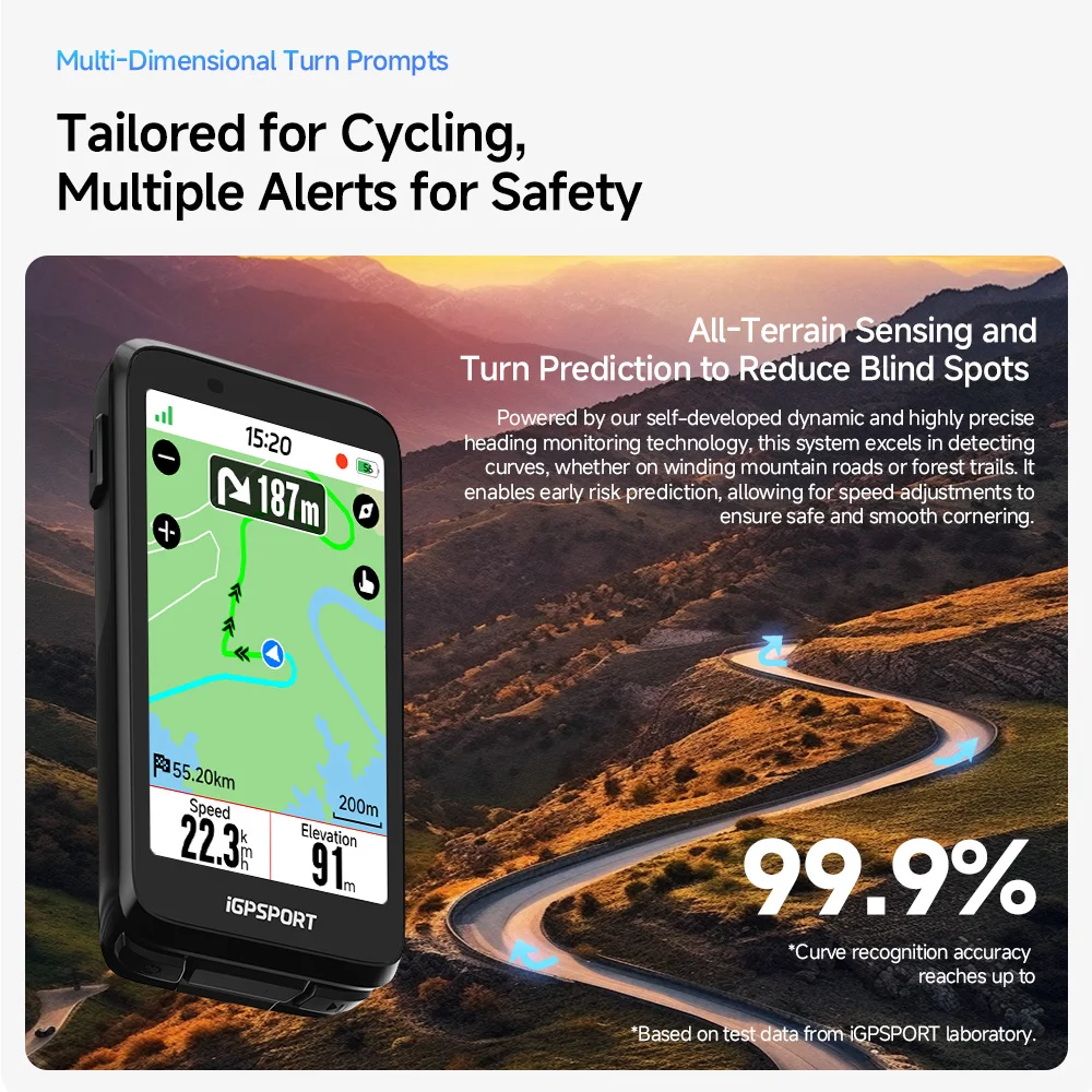 iGPSPORT BiNavi タッチスクリーン GPS バイクコンピュータ総合バイク iGPSPORT BiNavi タッチスクリーン GPS バイクコンピュータ総合バイク