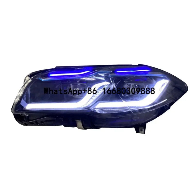

Car 5series 2011-2017 F10 F11 F18 520 525 528 530i Full LED Headlight Upgrade G30 Style Head Lamp Signal Light