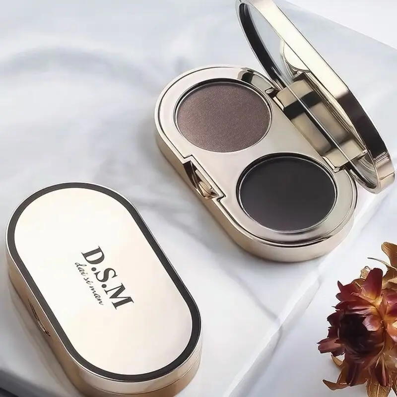 

Daisyman Dual-Color Dual-Effect Shaping Eyebrow Powder Long-Lasting, Waterproof, Sweat-Proof, Smudge-Proof, Comes With An Brush,